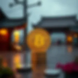 Conceptual representation of Bitcoin ETF integration with traditional finance