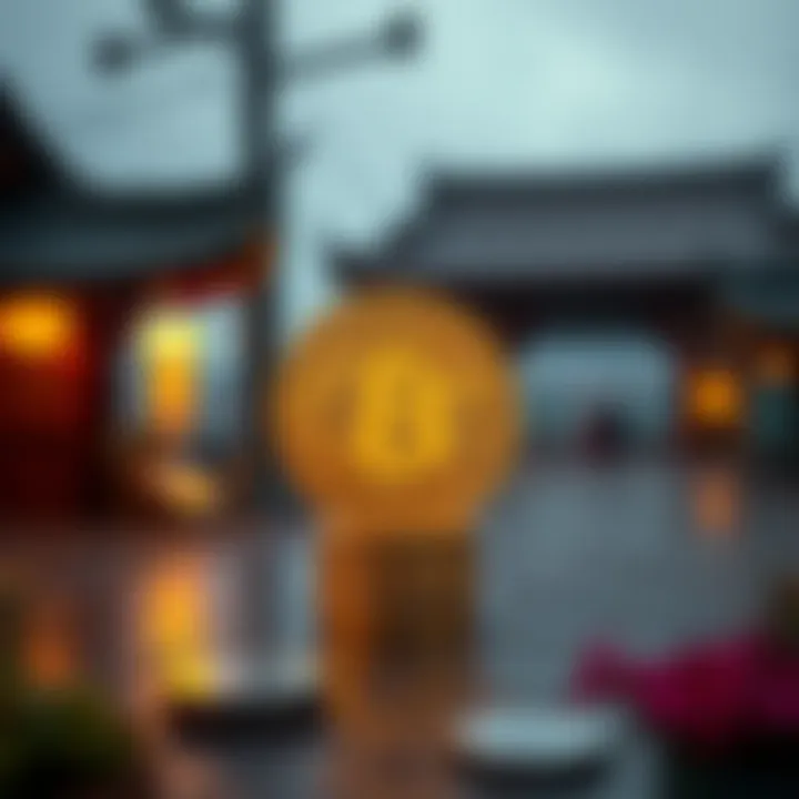 Conceptual representation of Bitcoin ETF integration with traditional finance