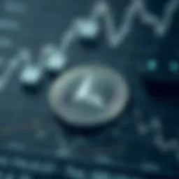 Detailed view of Tether price fluctuations