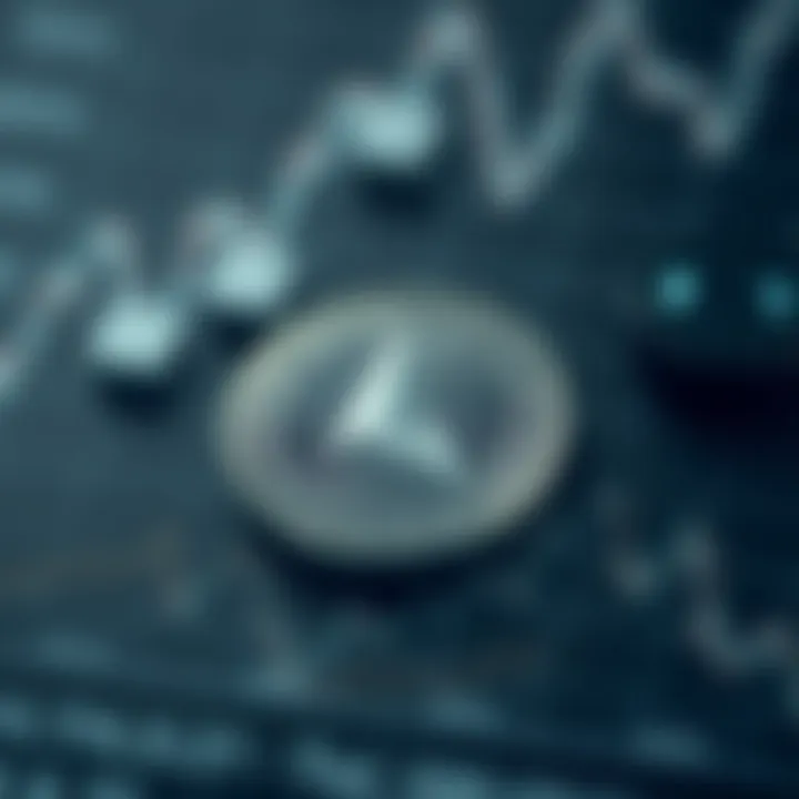 Detailed view of Tether price fluctuations