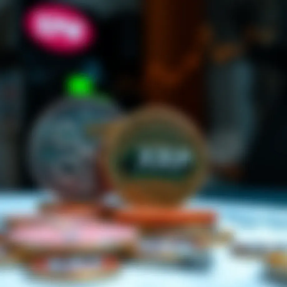 Representation of XRP and KRW currency interaction